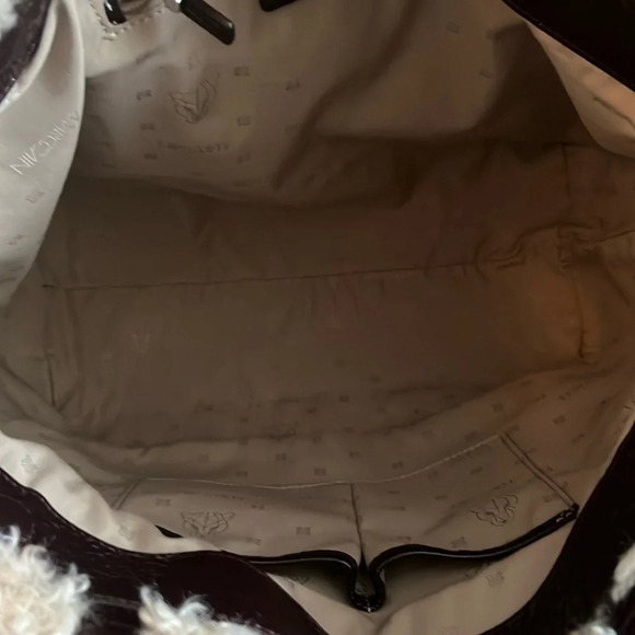 Marc Cain Large Sherpa Duffle Tote Bag - New - Picture 6 of 10